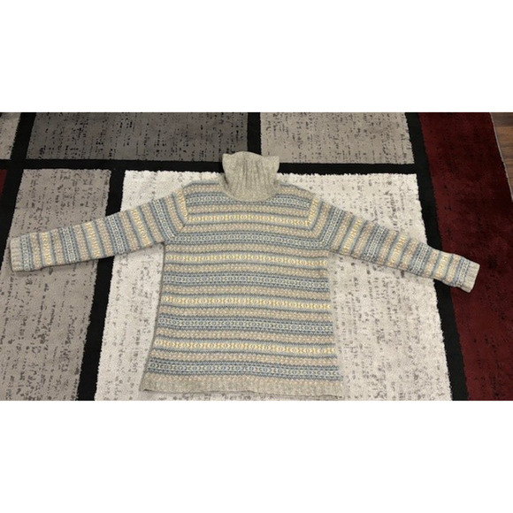Women's Vintage Brooks Brothers Lambswool Fair Isle Sweater 1818 Hong Kong - Picture 3 of 14